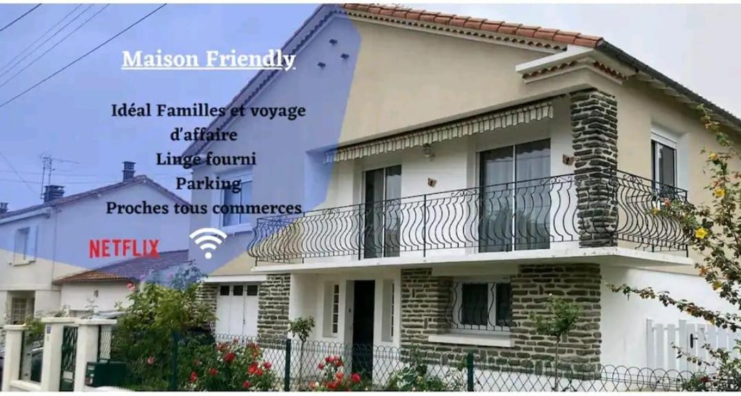 -Comme A La Maison- Jardin, Veranda, Ideal Familles Et Business 니오르 외부 사진